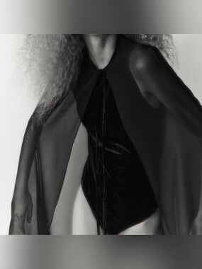 Zara Velvet Bodysuit